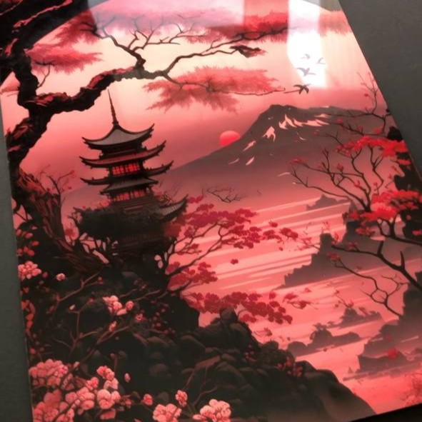 Metal poster cartoon artwork